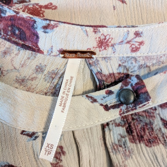 Free People Tunic Top Floral - XS - Picture 6 of 6